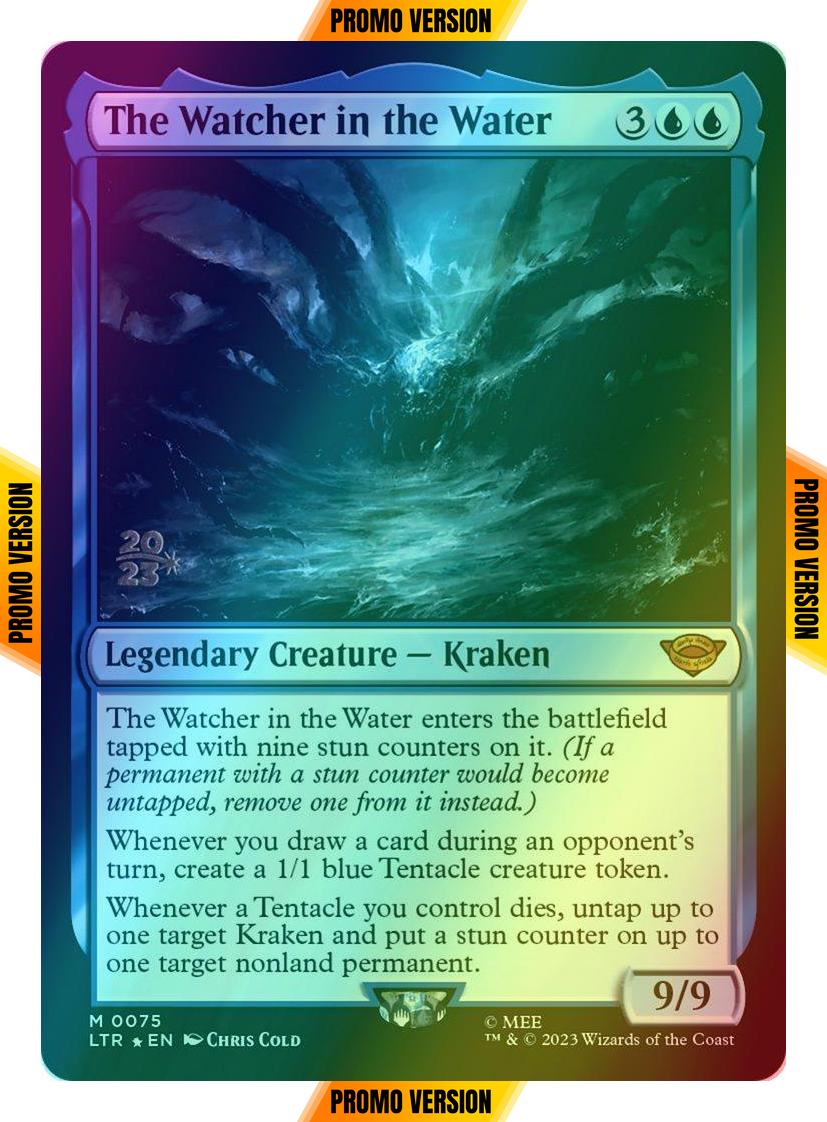 The Watcher in the Water [75s] [Prerelease] [The Lord of the Rings: Tales of Middle-earth: Promos] [Foil]