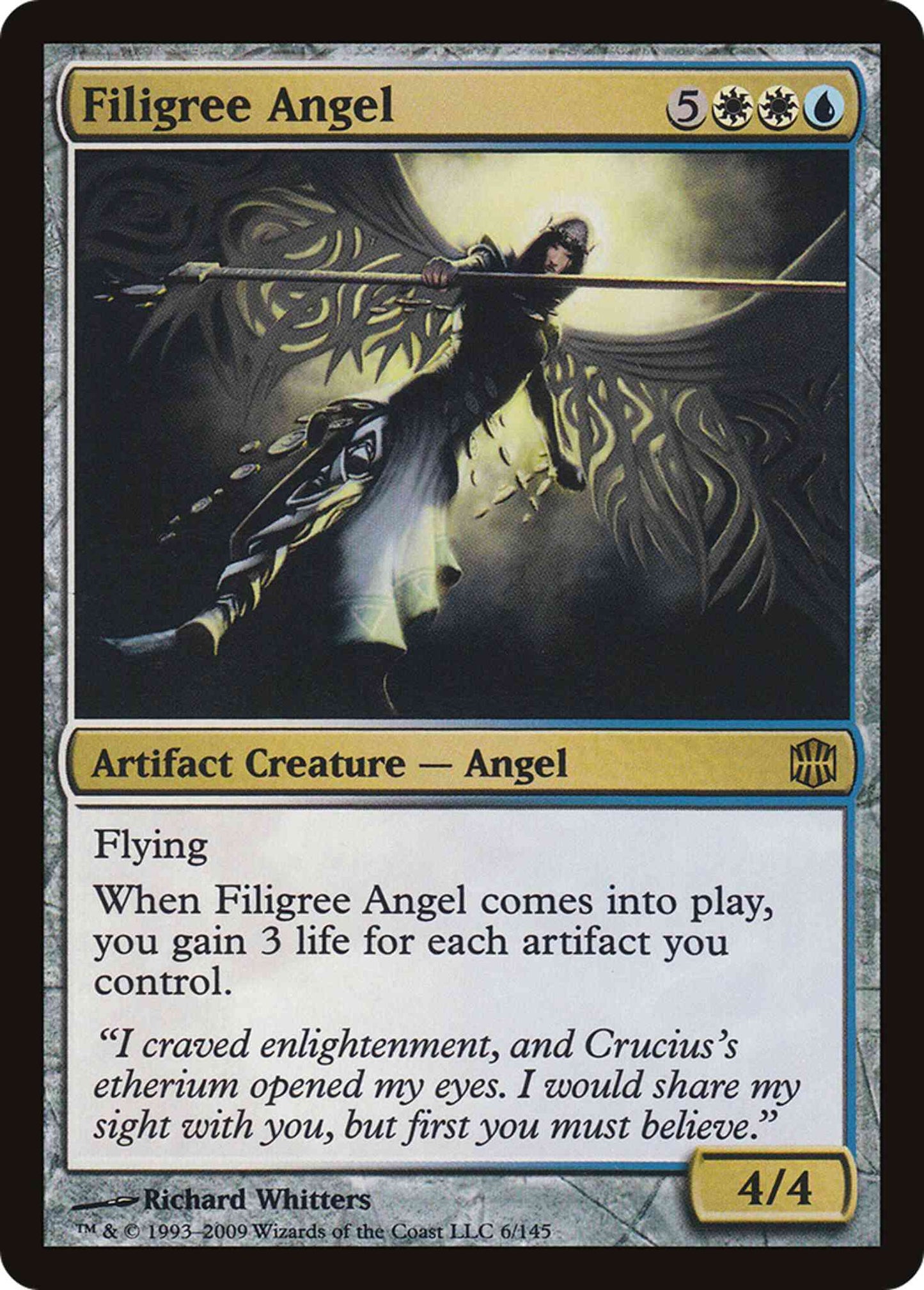 Filigree Angel [6] [Alara Reborn] [Non-Foil]
