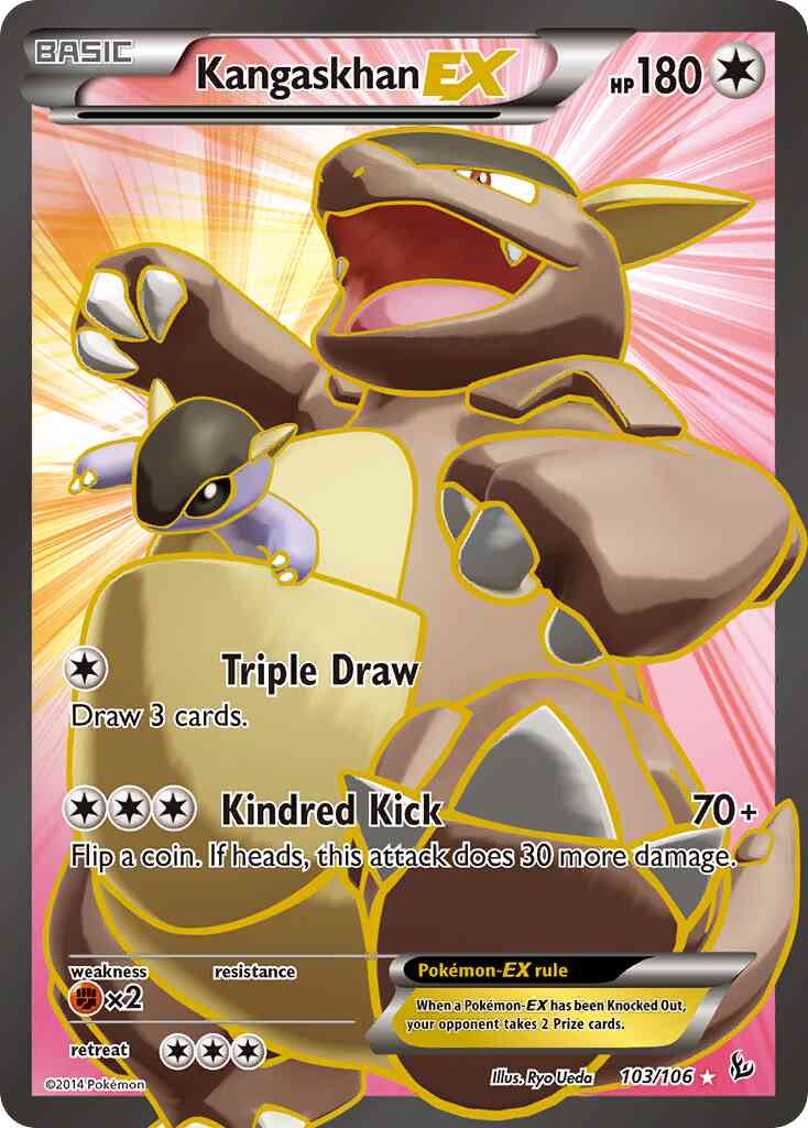 Kangaskhan-EX - 103/106 - Rare Ultra [xy2-103] [Ultra]