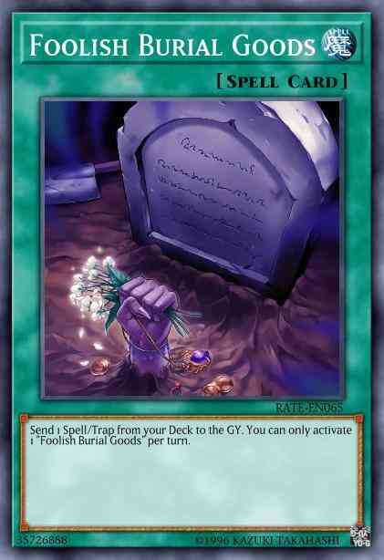 Foolish Burial Goods - SR06-EN026 - Common - 1st Edition