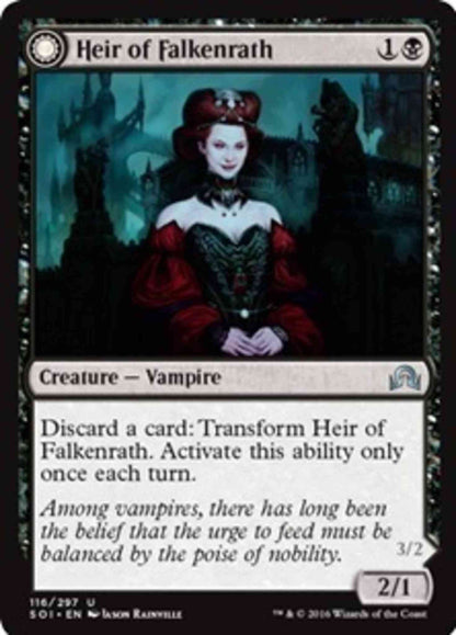 Heir of Falkenrath // Heir to the Night [116] [Shadows over Innistrad] [Non-Foil]
