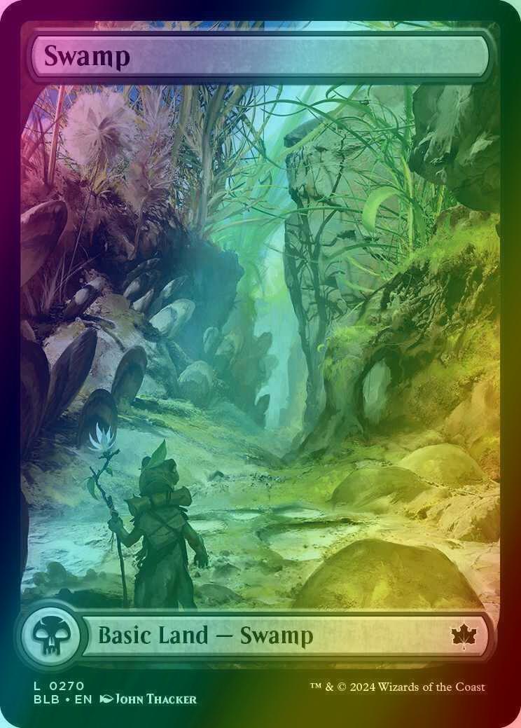 Swamp [270] [Full Art] [Spring] [Bloomburrow] [Foil]