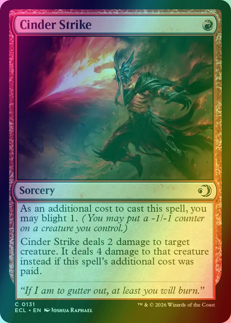 Cinder Strike [131] [Lorwyn Eclipsed] [Foil]