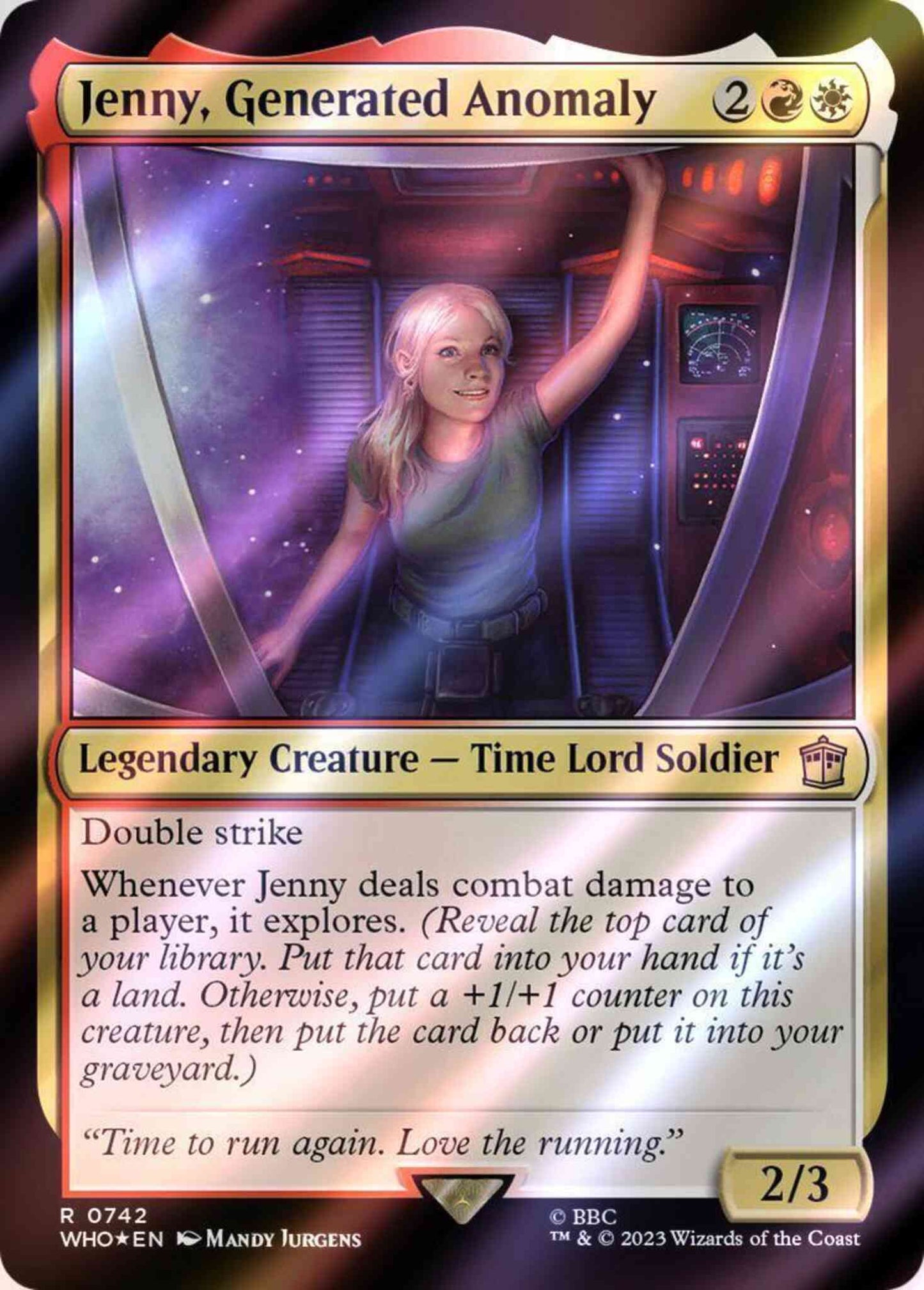 Jenny, Generated Anomaly [742] [Universes Beyond: Doctor Who] [Surge Foil]
