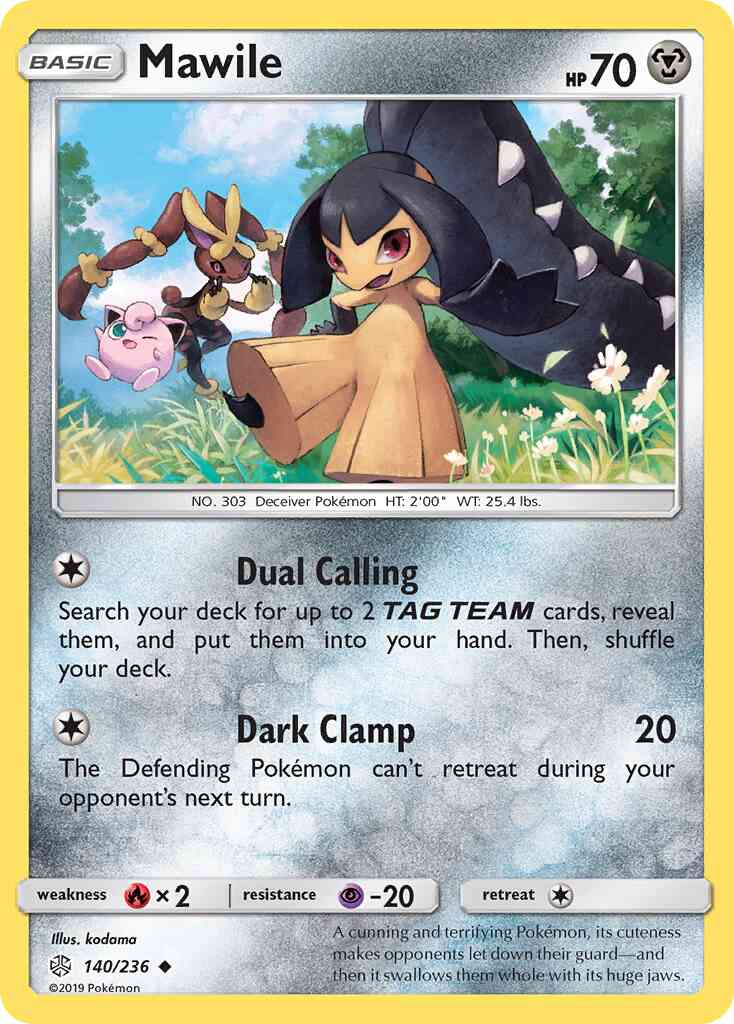 Mawile - 140/236 - Uncommon [sm12-140] [Reverse Holo]