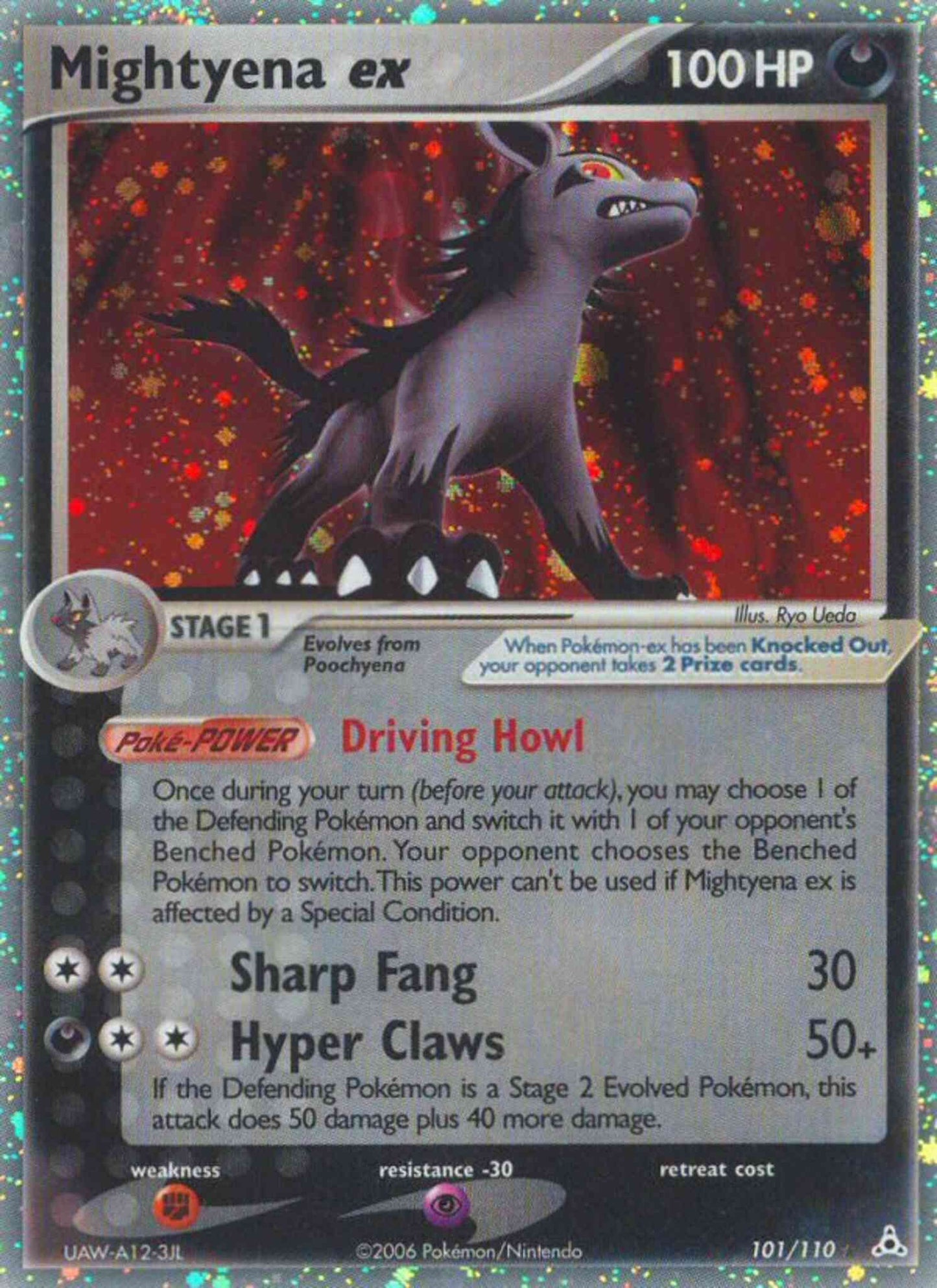 Mightyena ex - 101/110 - Rare Holo EX [ex13-101] [Ultra]