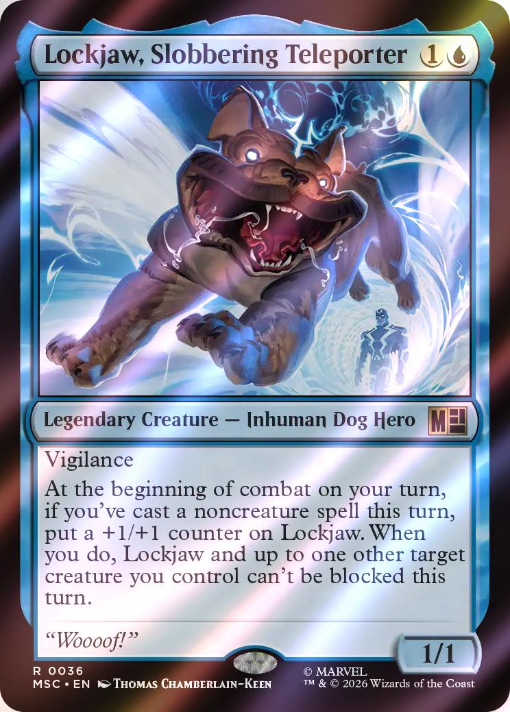 Lockjaw, Slobbering Teleporter [36] [Marvel Super Heroes: Commander] [Surge Foil]