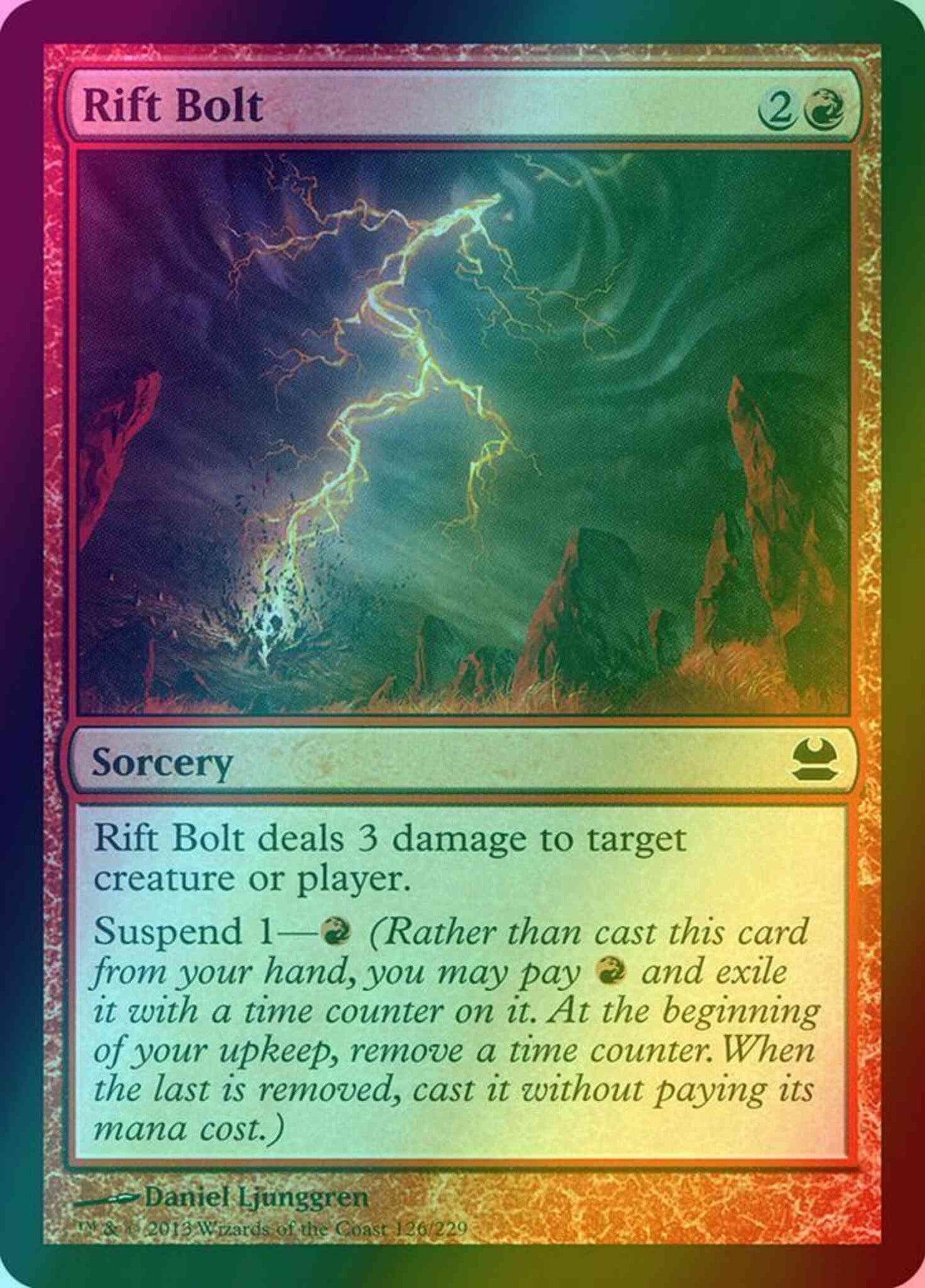 Rift Bolt [126] [Modern Masters] [Foil]
