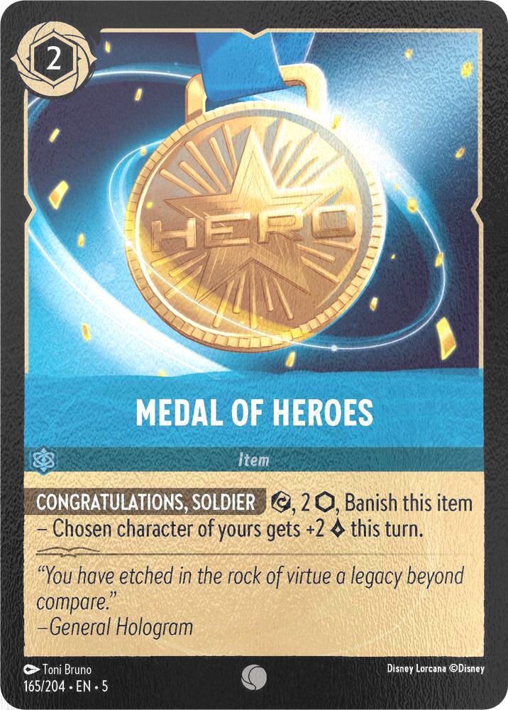 Medal of Heroes - 165/204 [Shimmering Skies] [Cold Foil]