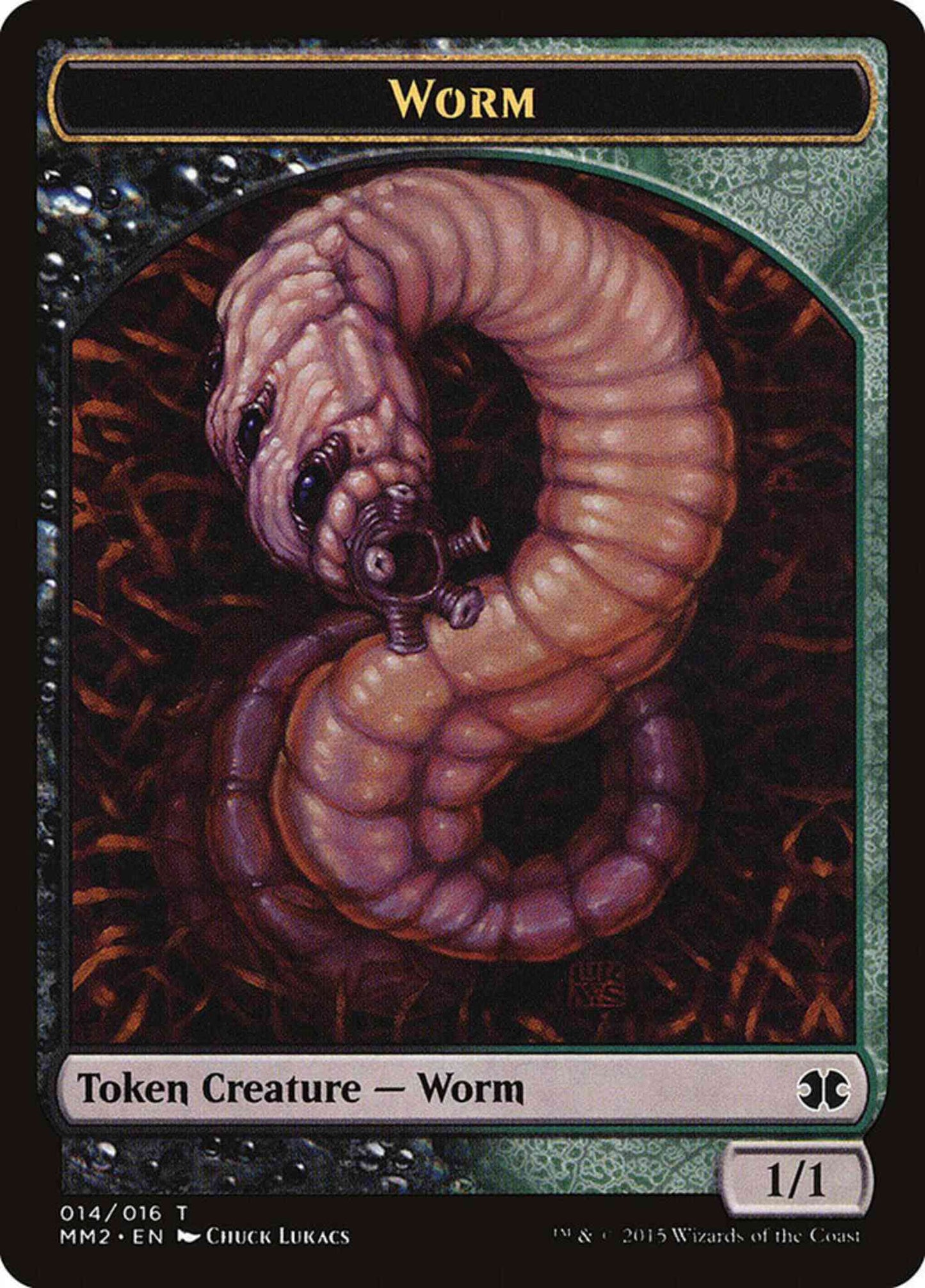 Worm Token [14] [Modern Masters 2015 Tokens] [Non-Foil]