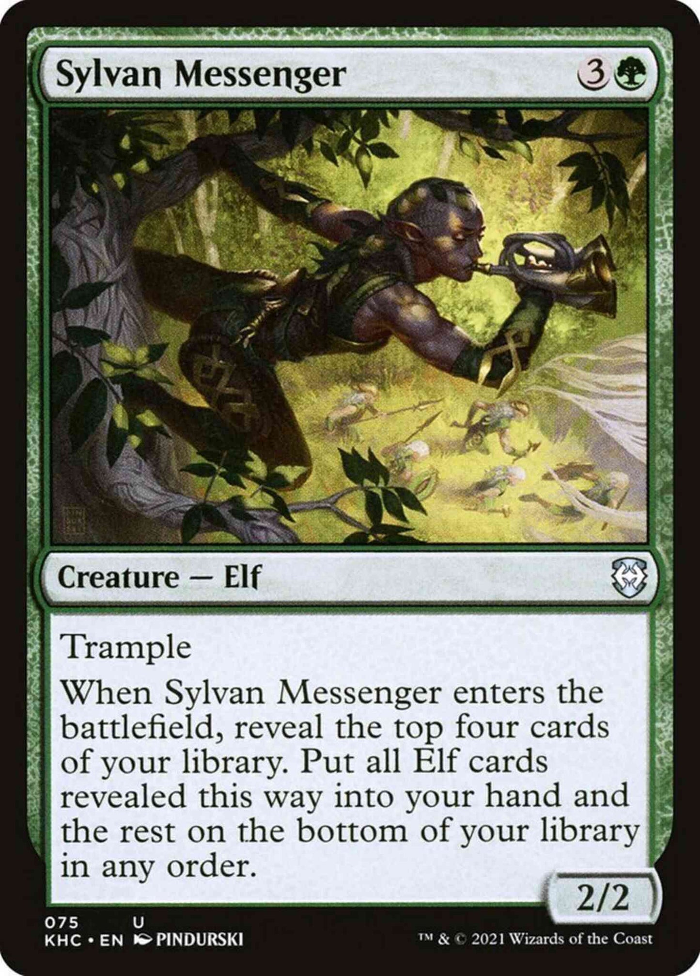 Sylvan Messenger [75] [Kaldheim Commander] [Non-Foil]