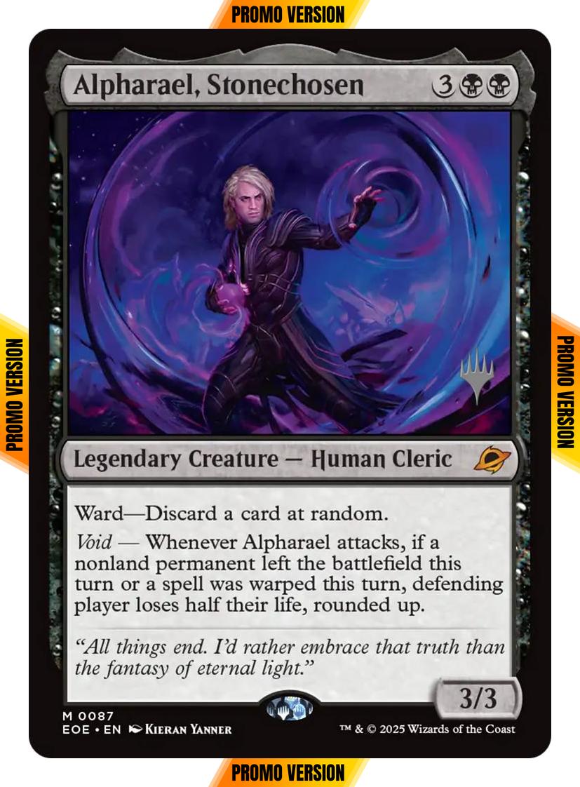 Alpharael, Stonechosen [87p] [Promo Pack] [Edge of Eternities: Promos] [Non-Foil]