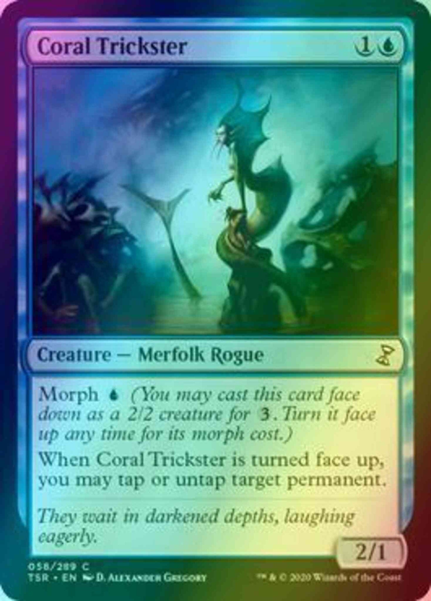 Coral Trickster [58] [Time Spiral Remastered] [Foil]