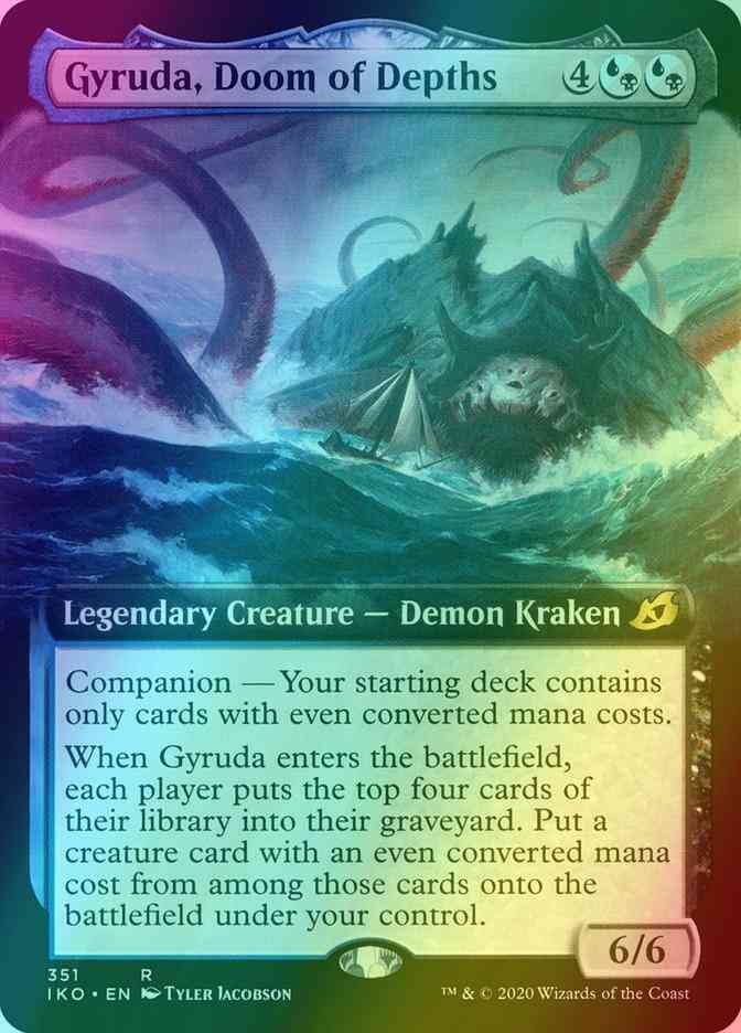 Gyruda, Doom of Depths [351] [Extended Art] [Ikoria: Lair of Behemoths] [Foil]