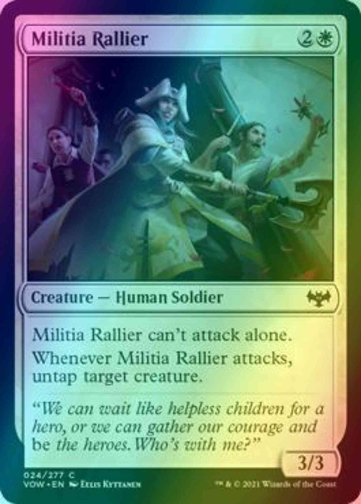 Militia Rallier [24] [Innistrad: Crimson Vow] [Foil]