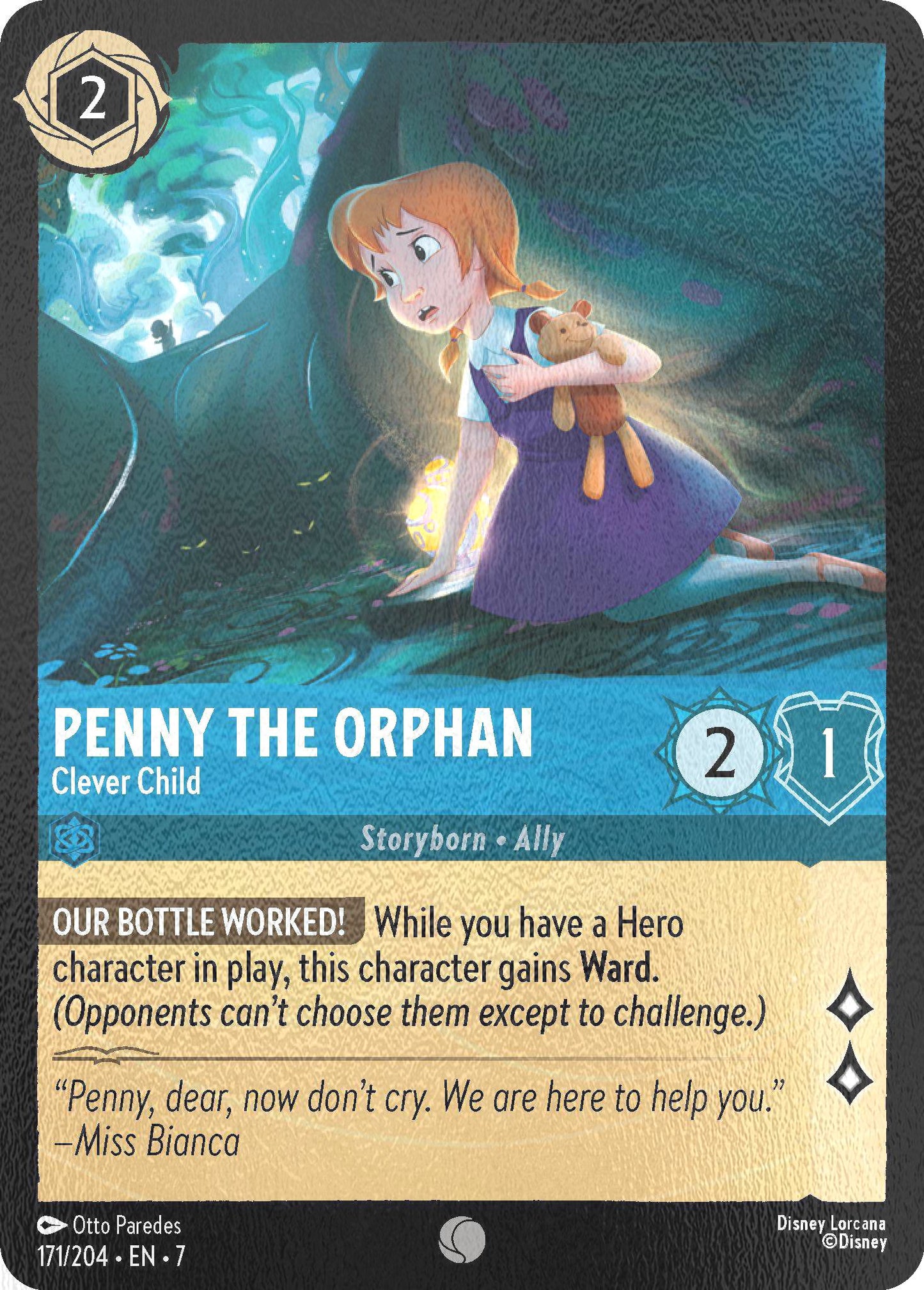 Penny the Orphan - Clever Child - 171/204 [Archazia's Island] [Cold Foil]