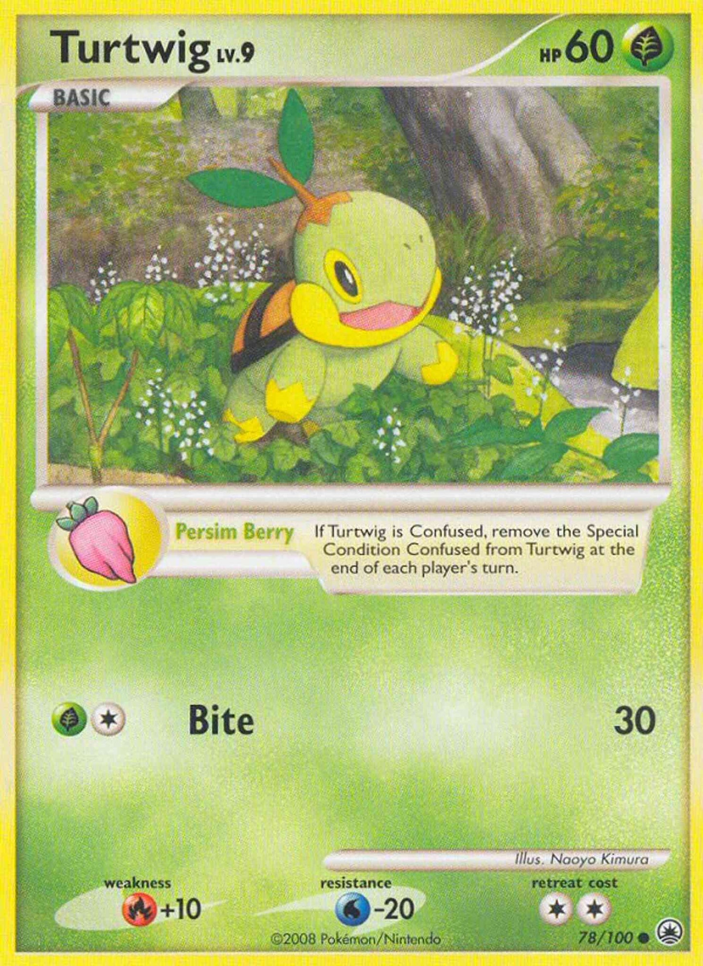 Turtwig - 78/100 - Common [dp5-78] [Non-Holo]