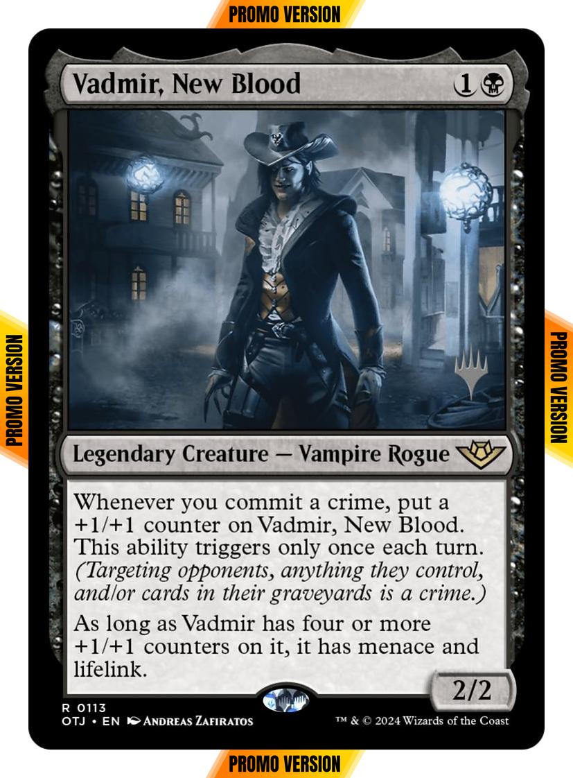 Vadmir, New Blood [113p] [Promo Pack] [Outlaws of Thunder Junction: Promos] [Non-Foil]