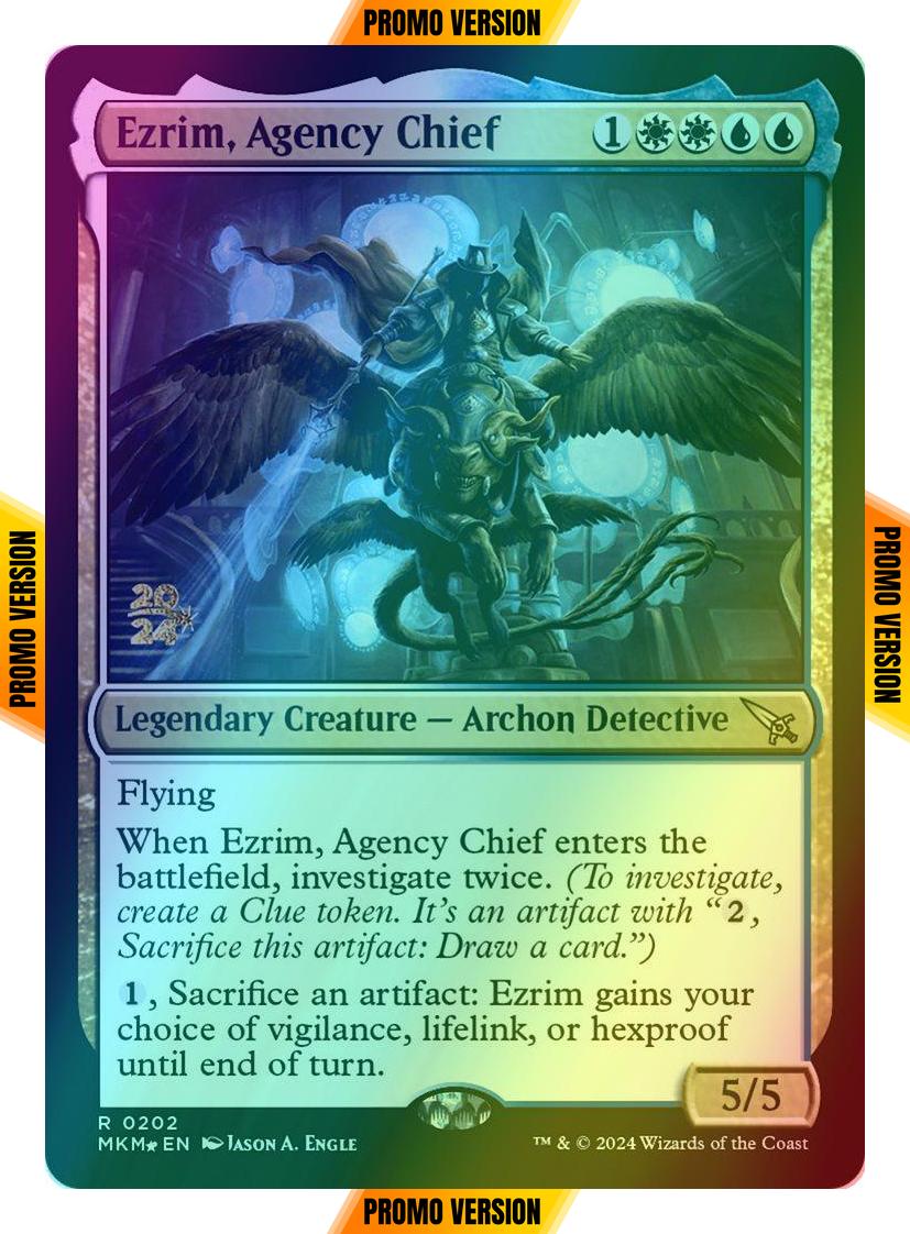 Ezrim, Agency Chief [202s] [Prerelease] [Murders at Karlov Manor: Promos] [Foil]