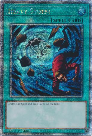 Heavy Storm - RA03-EN092 - Quarter Century Secret Rare - 1st Edition