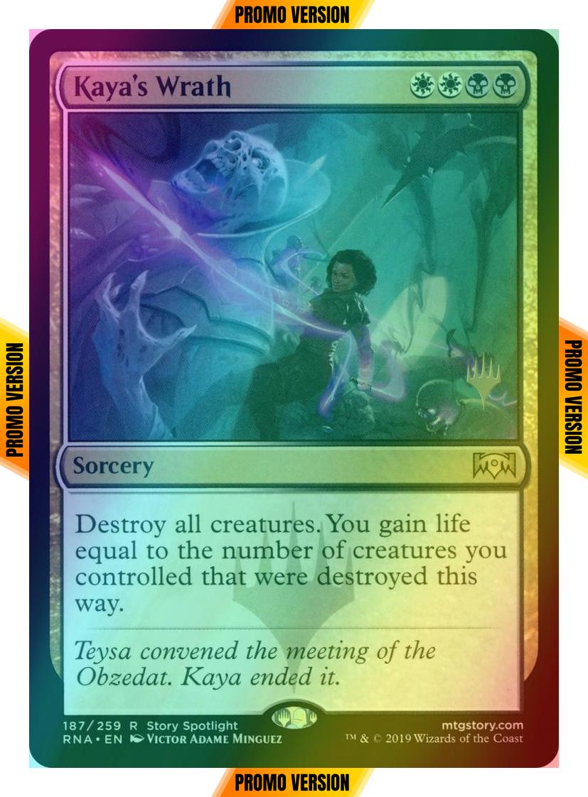 Kaya's Wrath [187p] [Promo Pack] [Ravnica Allegiance Promos] [Foil]