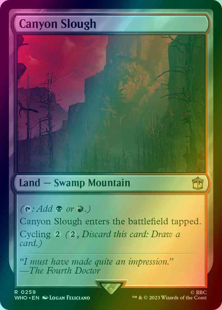 Canyon Slough [259] [Universes Beyond: Doctor Who] [Foil]