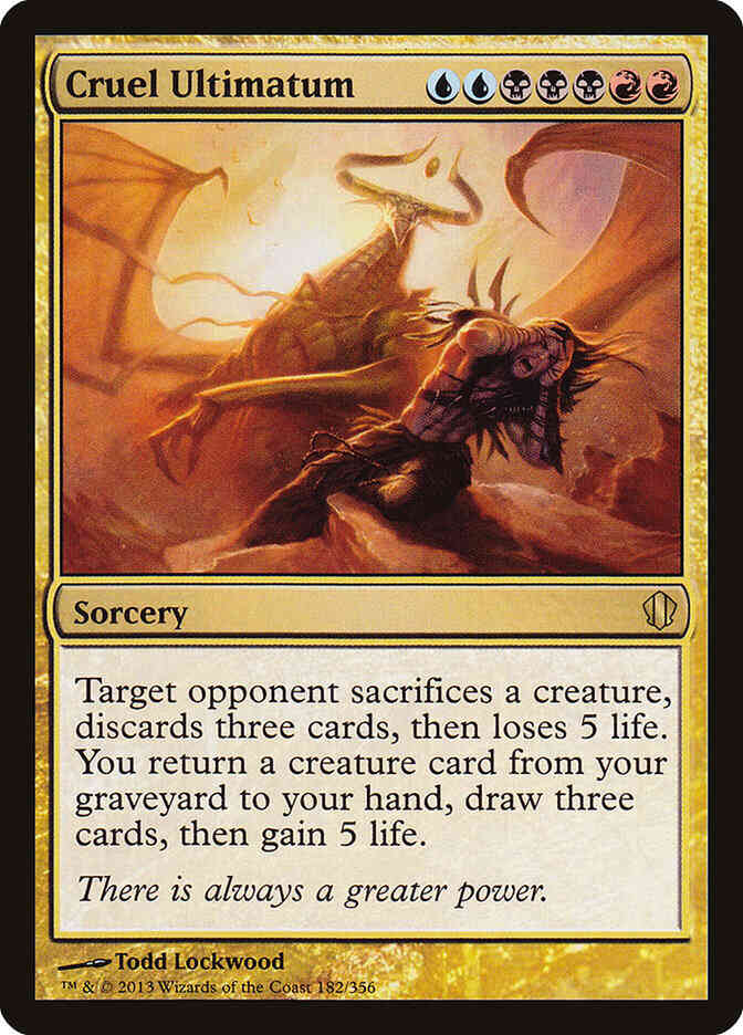 Cruel Ultimatum [182] [Commander 2013] [Non-Foil]