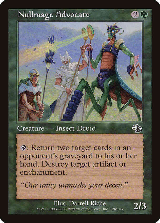 Nullmage Advocate [126] [Judgment] [Non-Foil]