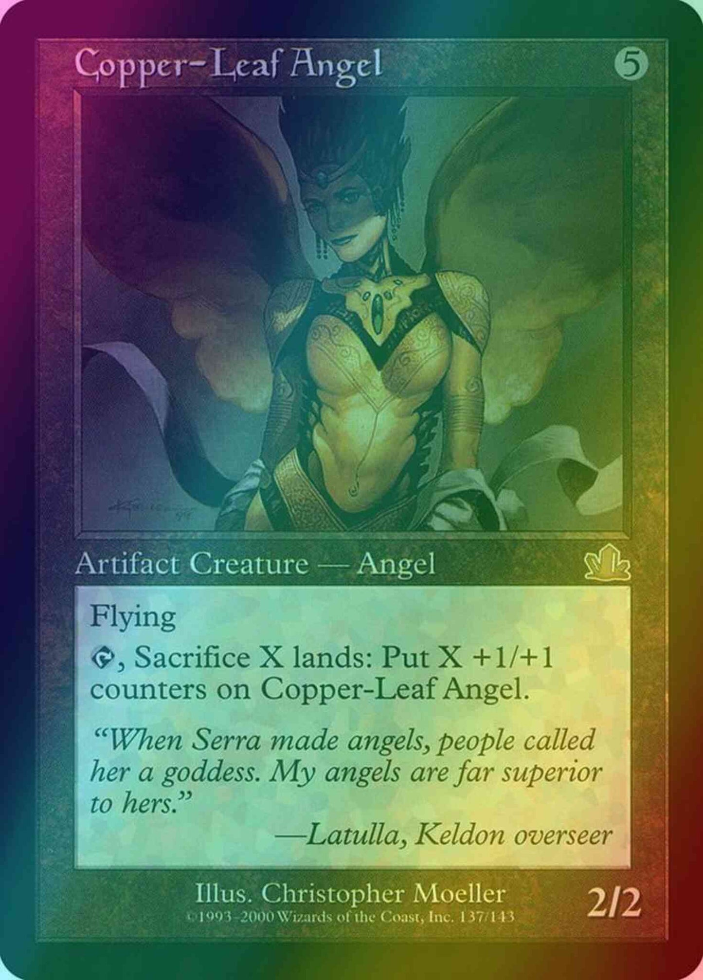 Copper-Leaf Angel [137] [Prophecy] [Foil]