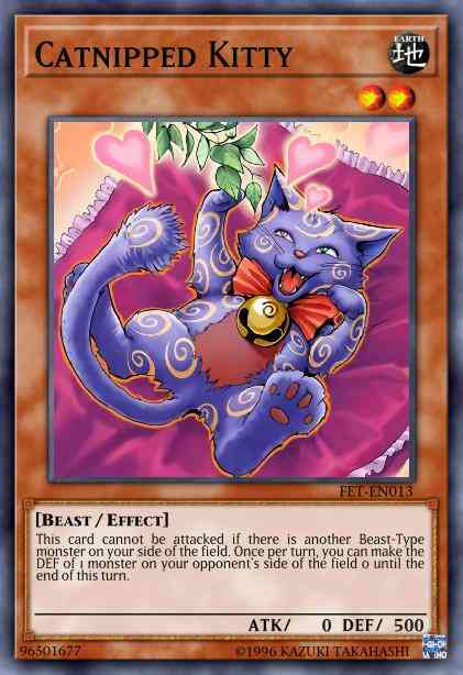 Catnipped Kitty - FET-EN013 - Common - 1st Edition