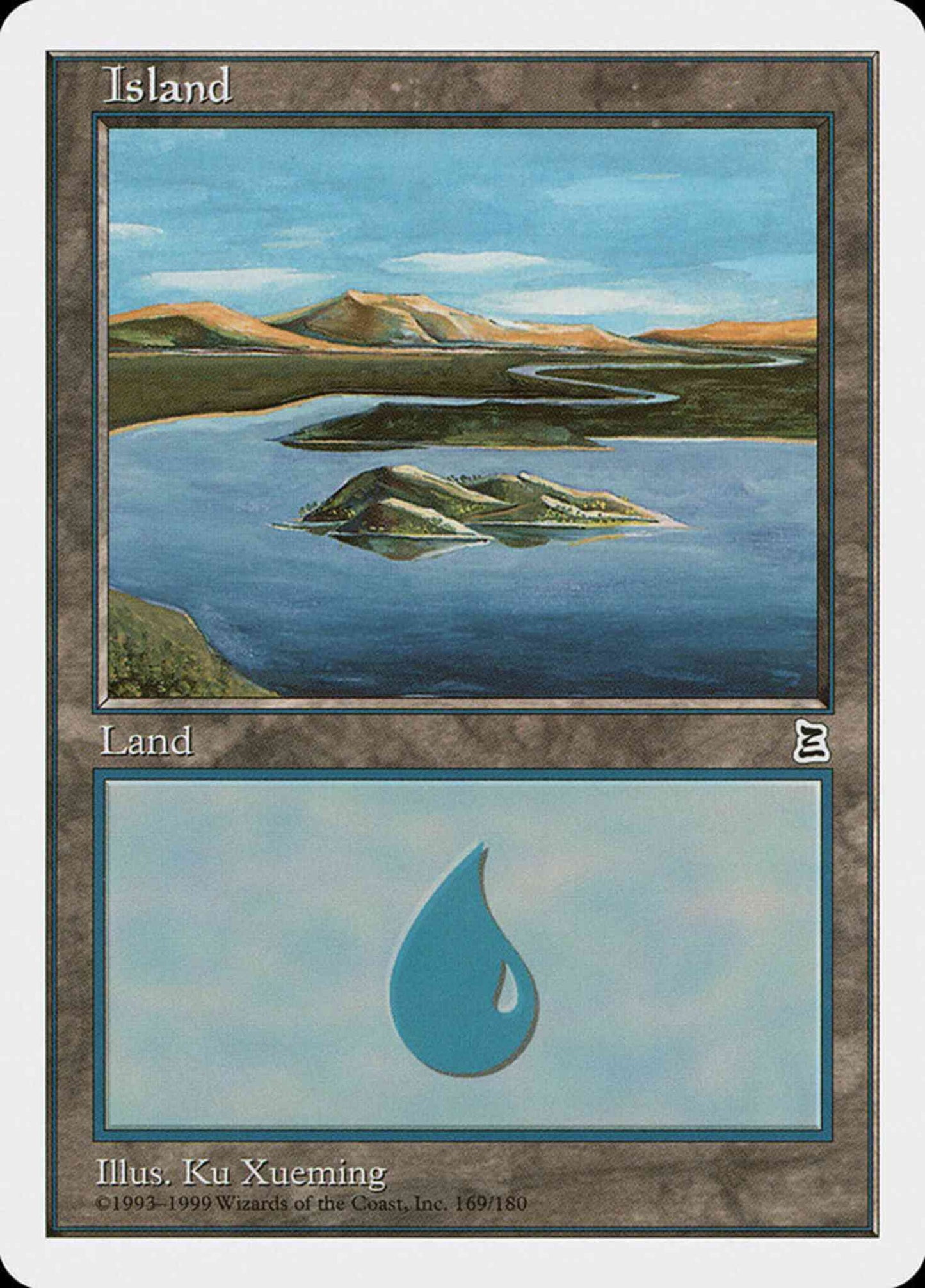 Island - Japanese [169] [Japanese Portal Three Kingdoms] [Non-Foil]
