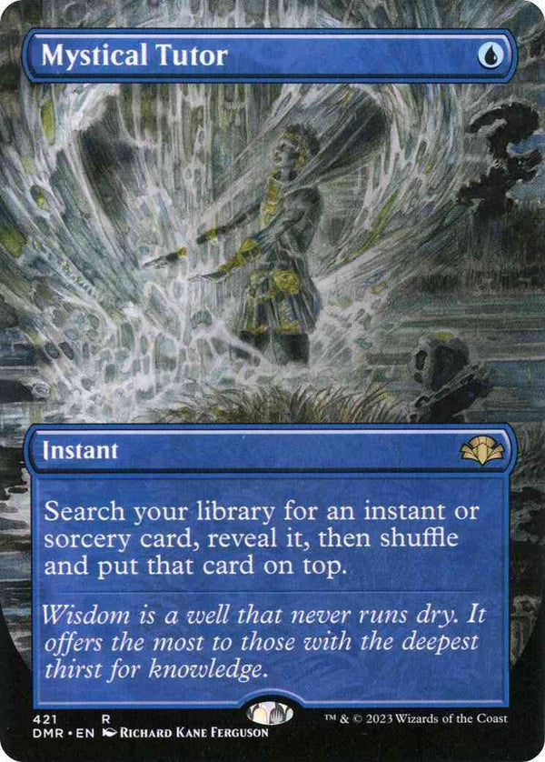 Mystical Tutor [421] [Borderless] [Dominaria Remastered] [Non-Foil]