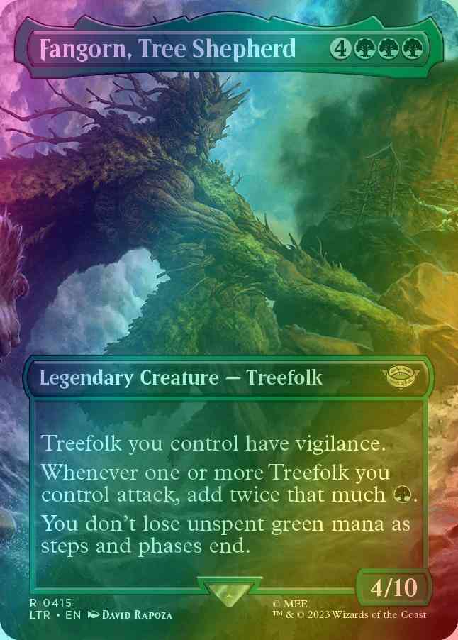 Fangorn, Tree Shepherd [415] [Borderless] [The Lord of the Rings: Tales of Middle-earth] [Foil]