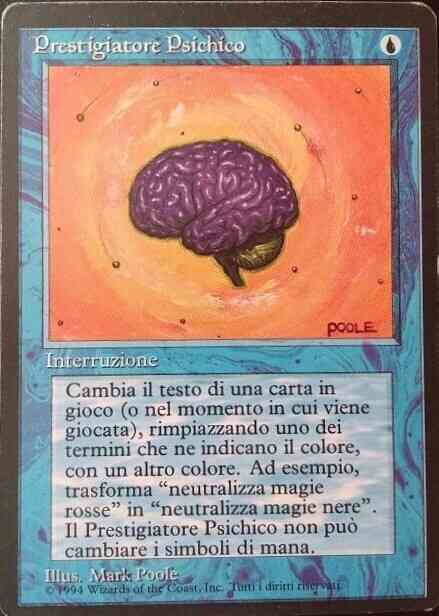 Sleight of Mind - Italian [81] [Foreign Black Border: Italian] [Non-Foil]
