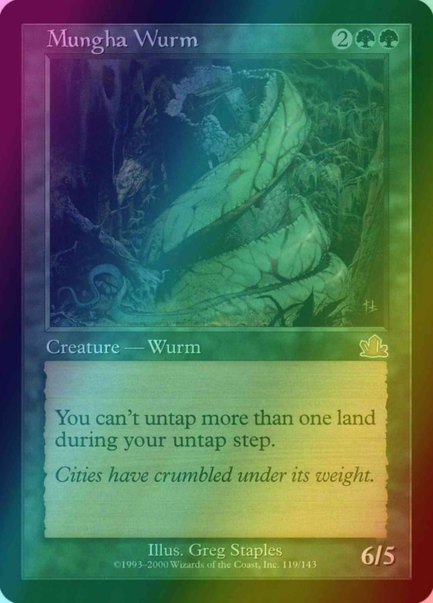 Mungha Wurm [119] [Prophecy] [Foil]