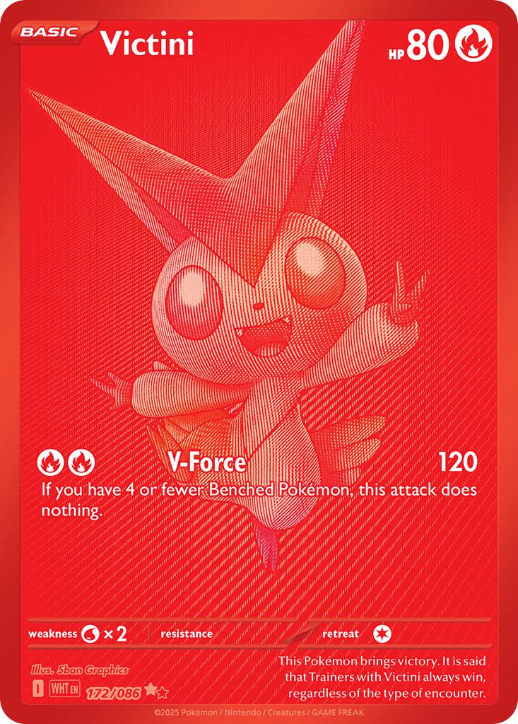 Victini - 172/086 - Black White Rare [sv105w-172] [Ultra]