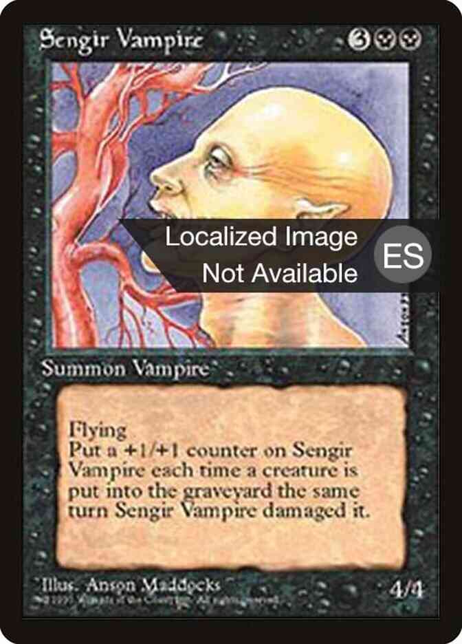 Sengir Vampire - Japanese [160] [Fourth Edition Black Border: Japanese] [Non-Foil]