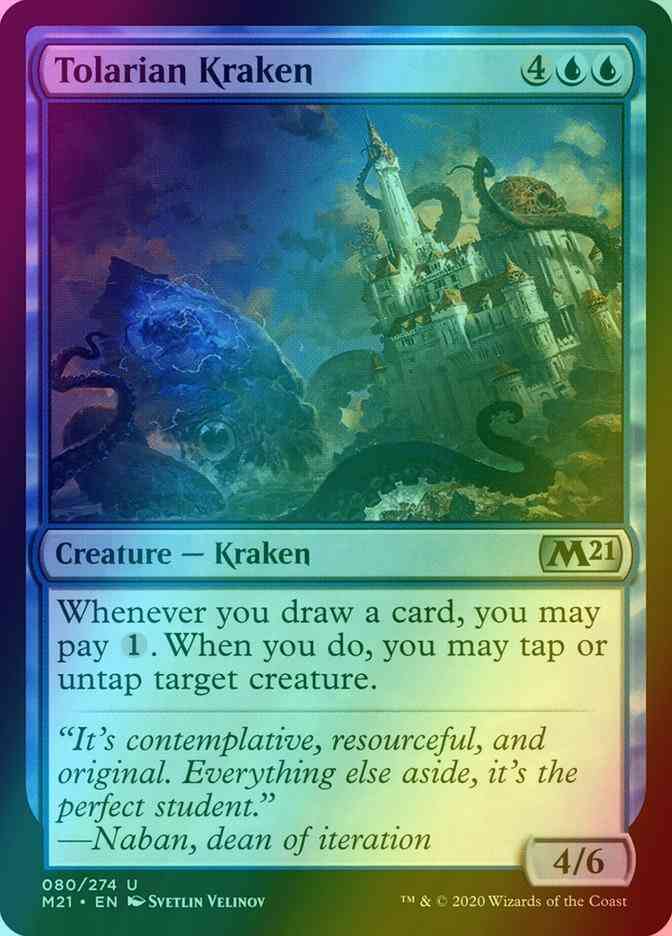 Tolarian Kraken [80] [Core Set 2021] [Foil]