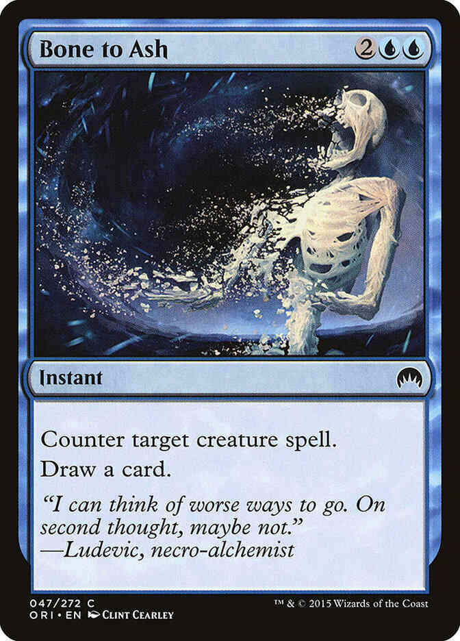 Bone to Ash [47] [Magic Origins] [Non-Foil]