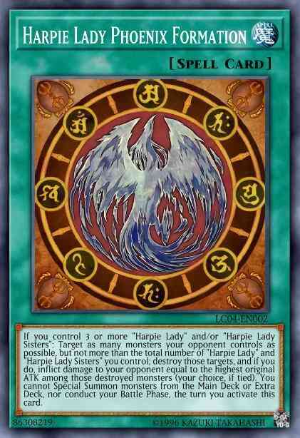 Harpie Lady Phoenix Formation - LED4-EN010 - Common - 1st Edition