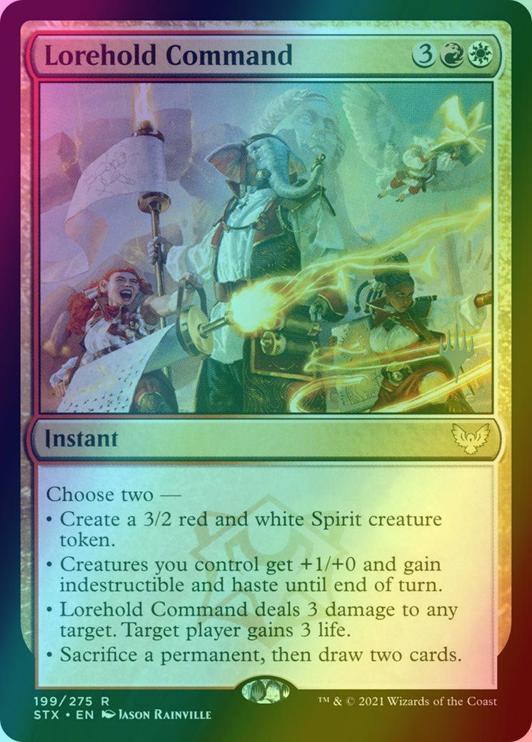 Lorehold Command [Promo Pack] [199p] [Strixhaven: School of Mages Promos] [Foil]