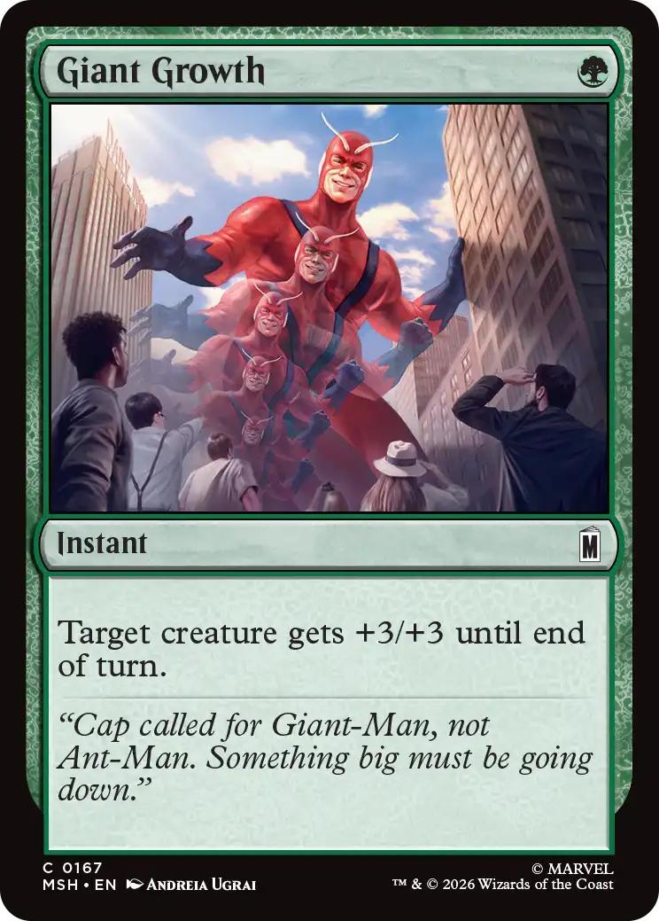 Giant Growth [167] [Marvel Super Heroes] [Non-Foil]