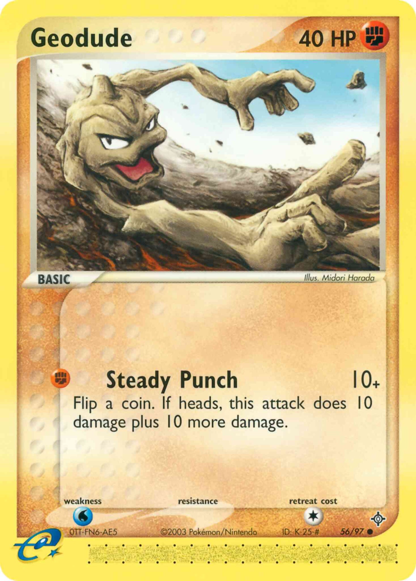 Geodude - 56/97 - Common [ex3-56] [Non-Holo]