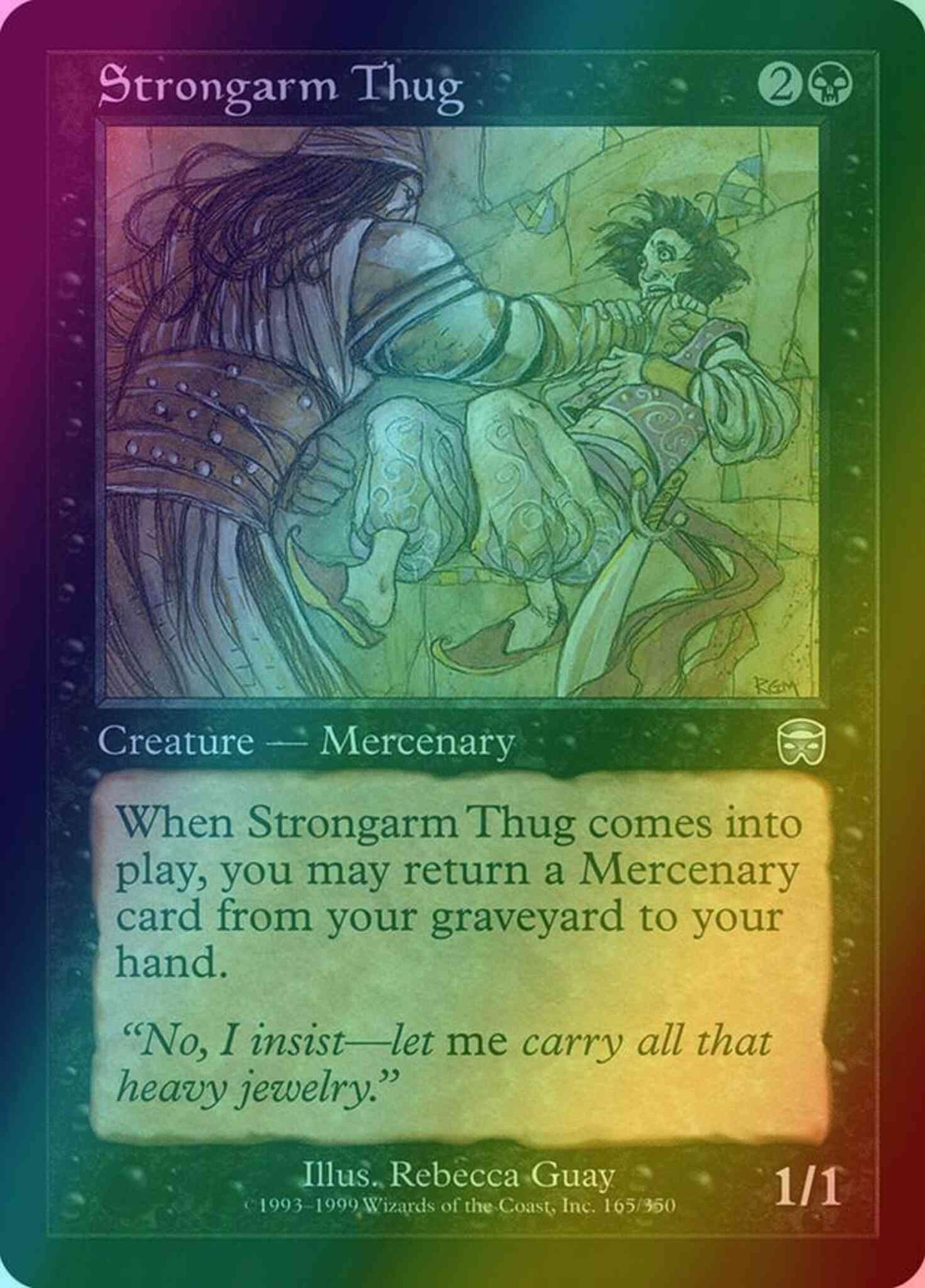 Strongarm Thug [165] [Mercadian Masques] [Foil]