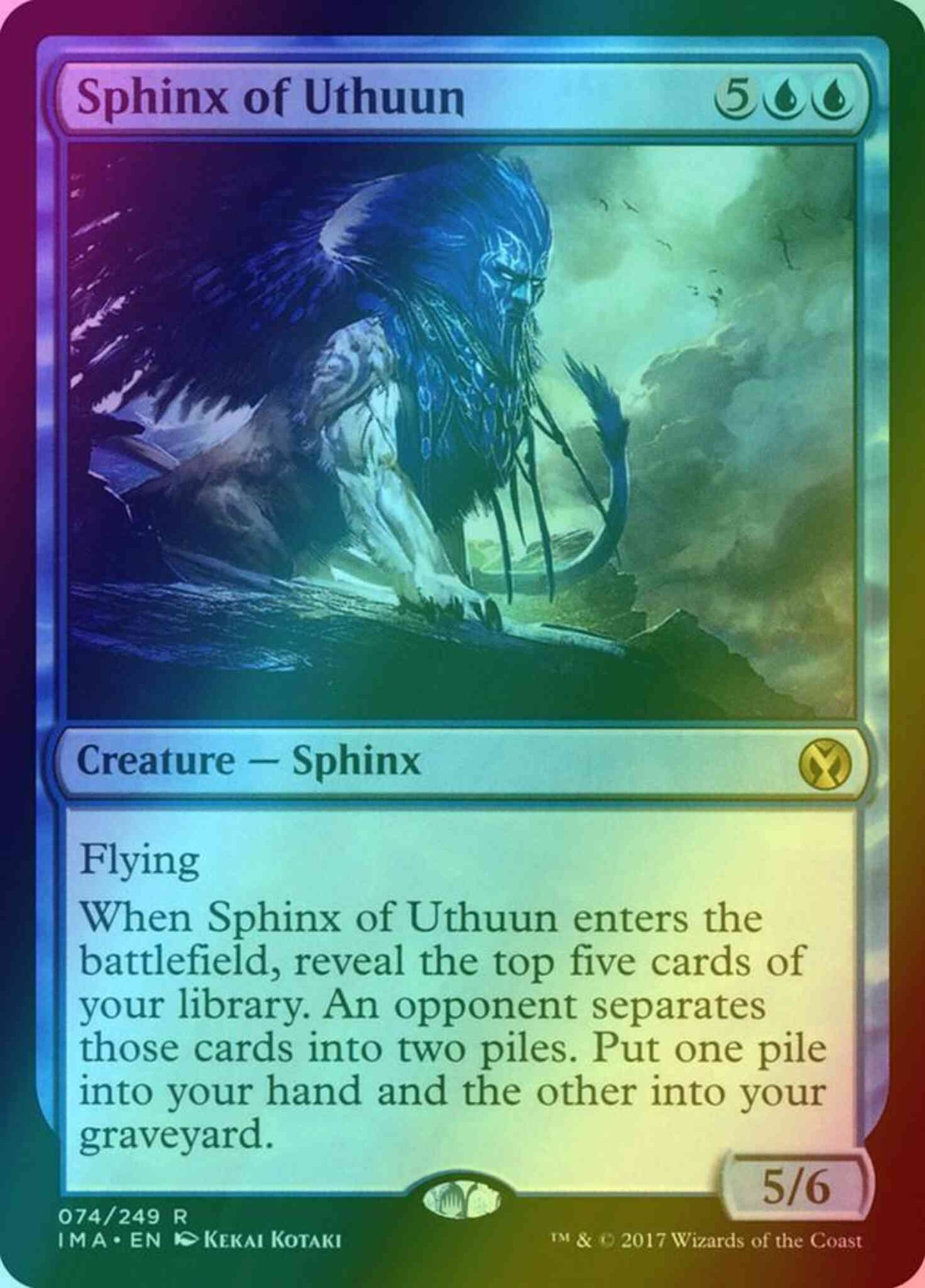 Sphinx of Uthuun [74] [Iconic Masters] [Foil]