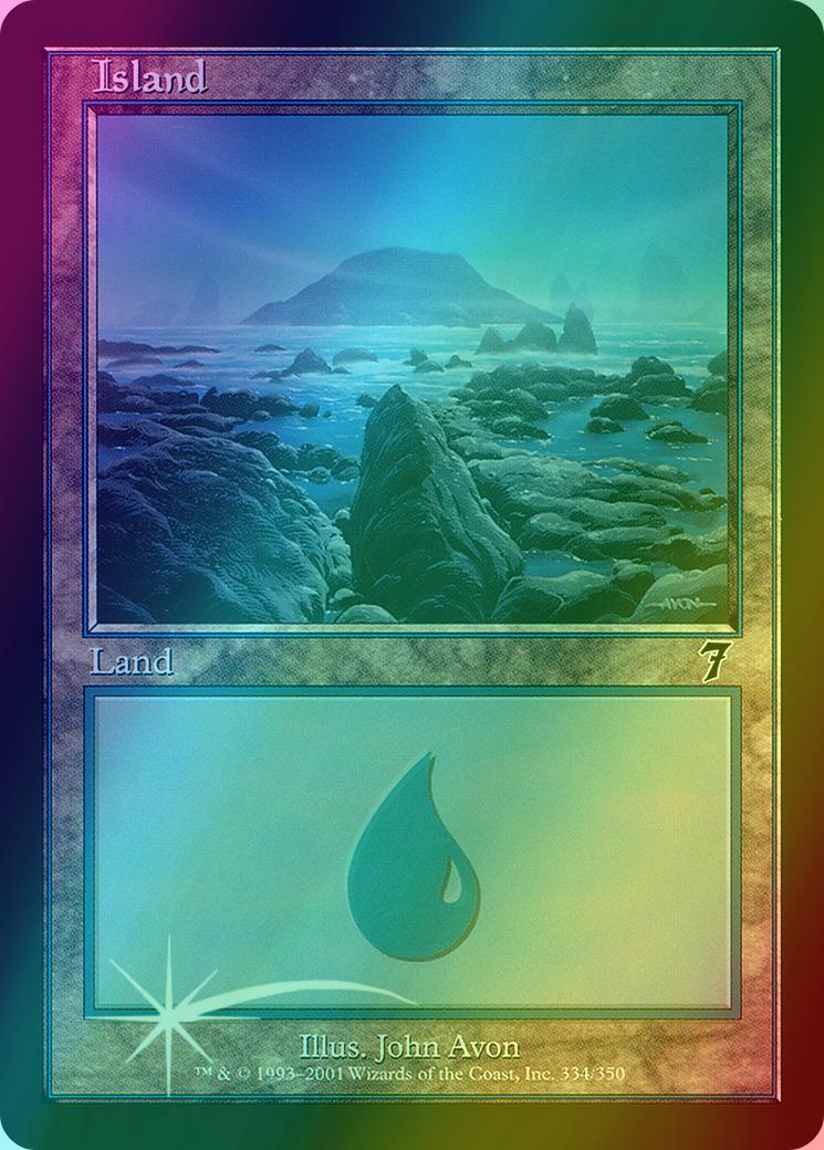 Island [334x] [334] [Seventh Edition] [Foil]