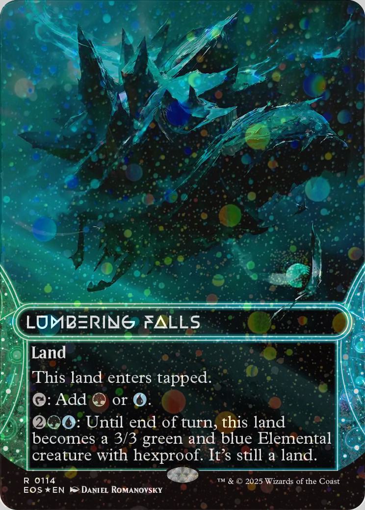 Lumbering Falls [114] [Borderless] [Edge of Eternities: Stellar Sights] [Galaxy Foil]