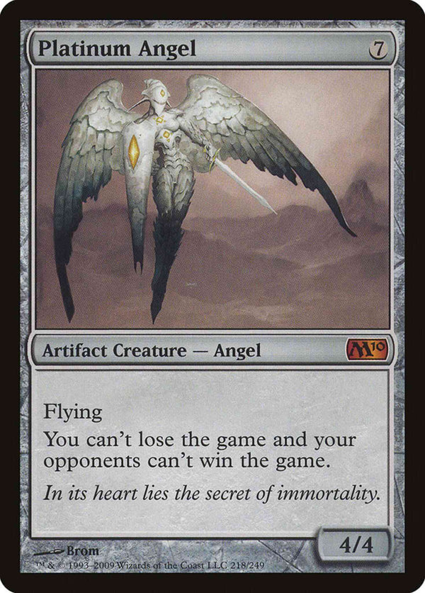 Platinum Angel [218] [Magic 2010] [Non-Foil]
