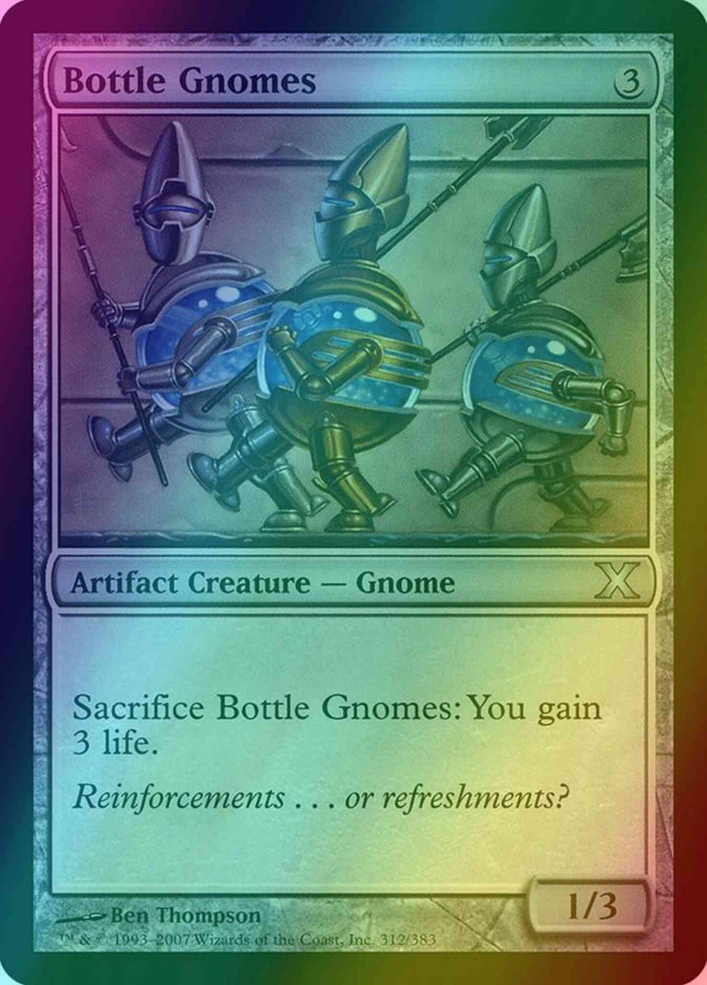 Bottle Gnomes [312] [Tenth Edition] [Foil]