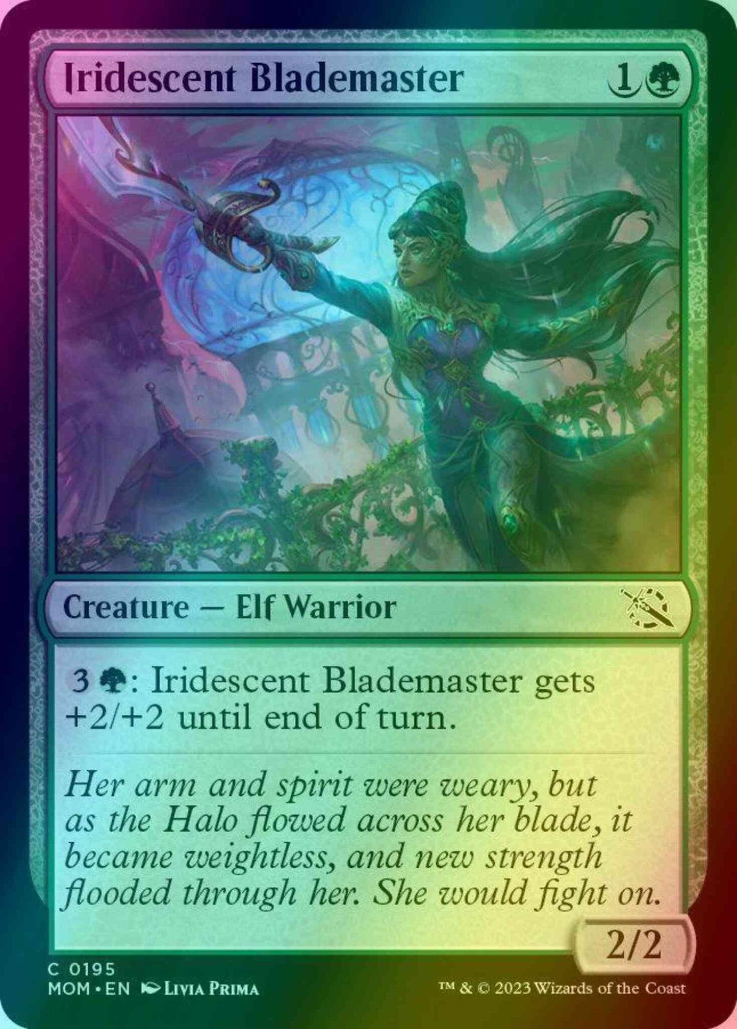 Iridescent Blademaster [195] [March of the Machine] [Foil]